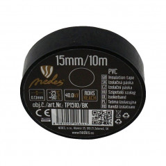 Izolačná páska 15mm/10m čierna -TP1510/BK