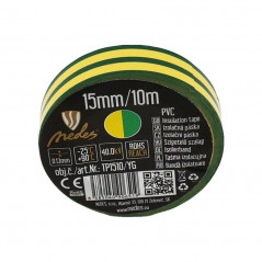 Izolačná páska 15mm/10m žlto/zelená -TP1510/YG