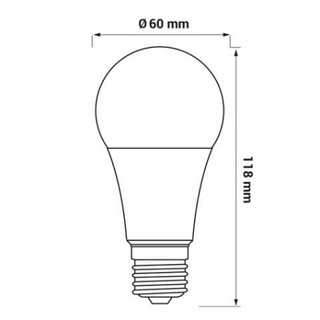 Žiarovka LED ORO 11W E27