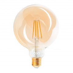LED žiarovka E27 6W teplá biela filament amber G125 ORO ,Domov , najled, najled.sk, elektro, elektro humenne