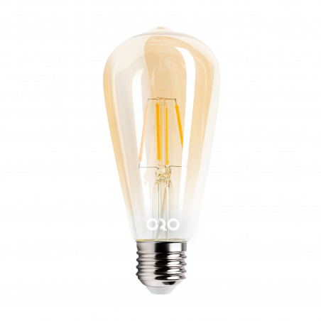 LED žiarovka E27 4W teplá biela filament amber ST64 ORO ,Domov , najled, najled.sk, elektro, elektro humenne
