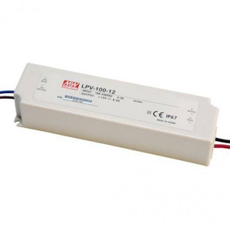 Napájací zdroj LED 100W 12V DC IP67