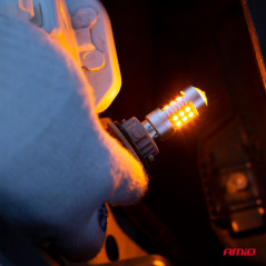 LED žiarovky CANBUS 3030 24SMD 1156 BAU15S PY21W Oranžová 12V/24V ,Domov , najled, najled.sk, elektro, elektro humenne