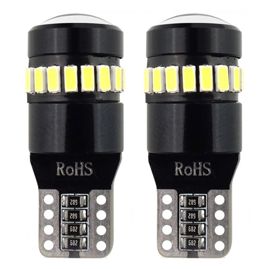 LED žiarovky CANBUS 18SMD 3014 + 1SMD 1SMD T10 W5W White 12V/24V