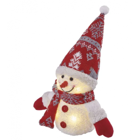 LED vianočný snehuliak svietiaci, 25 cm, 3x AAA, vnútorná, teplá biela ,Domov , najled, najled.sk, elektro, elektro humenne