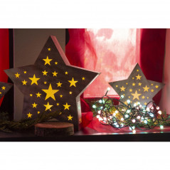 Drevená hviezda s hviezdičkami malá 1 LED RXL 347 ,Domov , najled, najled.sk, elektro, elektro humenne