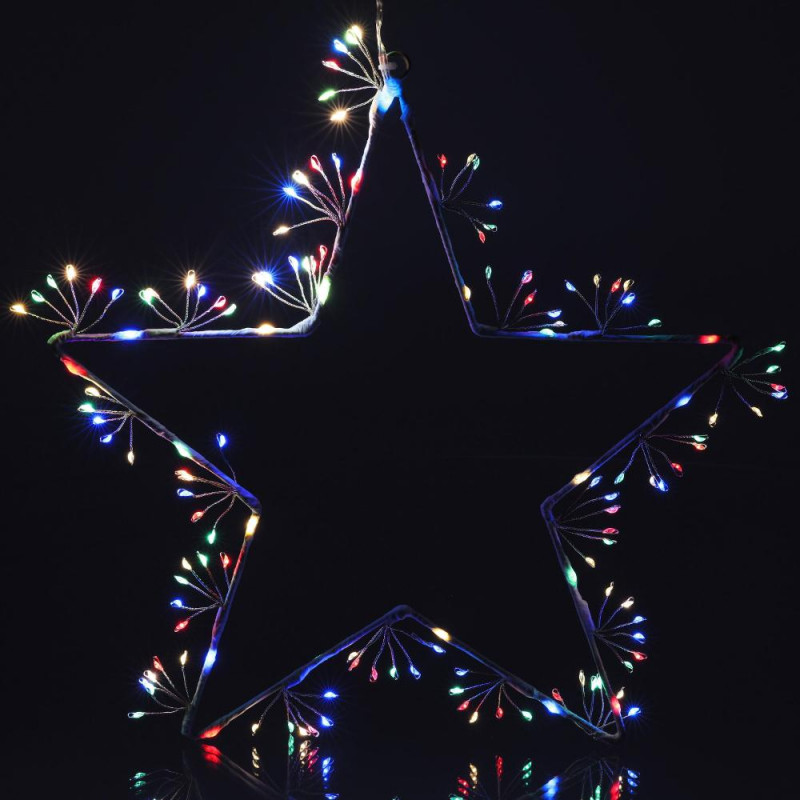 Vianočná dekorácia Hvězda 35cm 140LED MC RXL 468