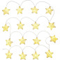 Girlanda s prírodnými hviezdami 16 LED RXL 249