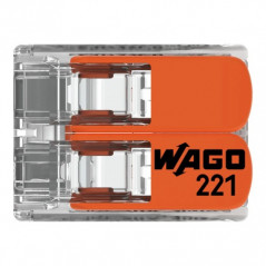 Svorka WAGO 221-412 zaklápacia (2x0,2-4mm2) ,Domov , najled, najled.sk, elektro, elektro humenne