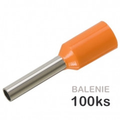 Lisovacia dutinka 181008 izolovaná 4/10 mm - oranžová (100 ks/bal)
