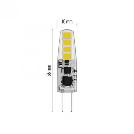 LED žiarovka Classic JC / G4 / 1,9 W (21 W) / 200 lm / neutrálna biela ,Domov , najled, najled.sk, elektro, elektro humenne