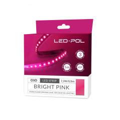 LED pás 7,3W/05m ružový
